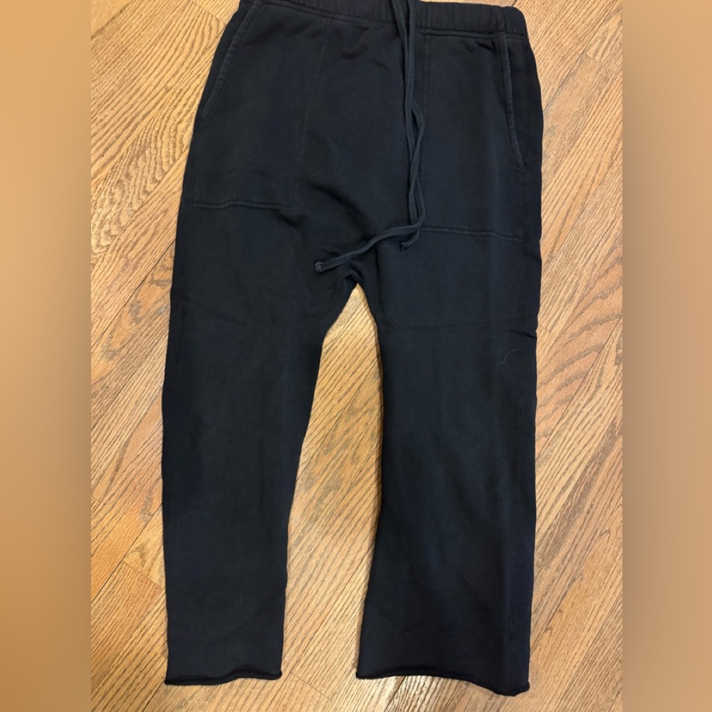 Nili Lotan black drop crotch sweatpant size S